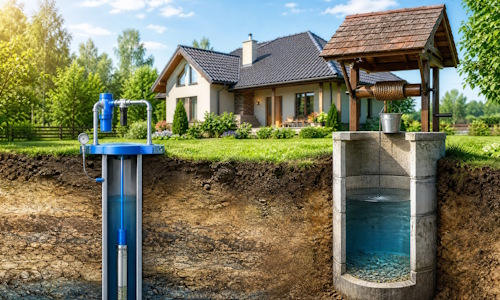Автономное водоснабжение загородного дома Бирск: скважина или колодец 